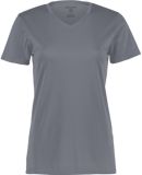 Holloway 222820 Women's Momentum V-Neck T-Shirt in Graphite