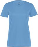 Holloway 222820 Women's Momentum V-Neck T-Shirt in Columbia blue