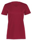 Holloway 222820 Women's Momentum V-Neck T-Shirt in Cardinal