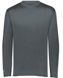 Holloway 222822 Momentum Long Sleeve T-Shirt in Graphite