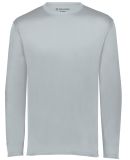 Holloway 222822 Momentum Long Sleeve T-Shirt in Silver