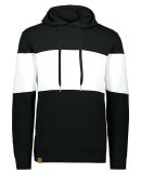 Holloway 229563 All-American Fleece Colorblocked H in Black/ white