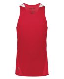 Holloway 221035 PR Max Track Jersey in Scarlet/ white
