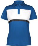 Holloway 222776 Women's Prism Bold Polo in Royal/ white