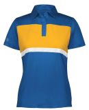 Holloway 222776 Women's Prism Bold Polo in Royal/ gold