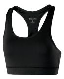 Holloway 223300 Women's Vent Sports Bra in Black