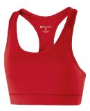 Holloway 223300 Women's Vent Sports Bra in Scarlet