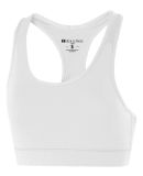 Holloway 223300 Women's Vent Sports Bra in White