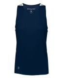 Holloway 221335 Women's PR Max Track Racerback Jer in Navy/ white
