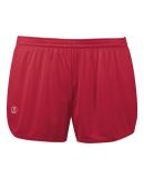Holloway 221336 Women's PR Max Track Shorts in Scarlet