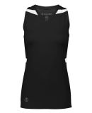 Holloway 221337 Women's PR Max Compression Racerba in Black/ white