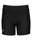 Holloway 221338 Women's PR Max Compression Shorts in Black