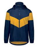 Holloway 229527 Potomac Hooded Jacket in Navy/ gold