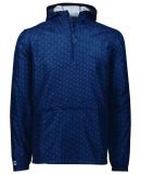 Holloway Sports Apparel​ Holloway 229554 Range Hooded Packable Quarter-Zip  in Navy