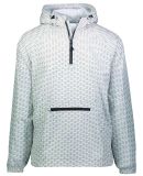 Holloway 229554 Range Hooded Packable Quarter-Zip  in White