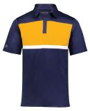 Holloway 222576 Prism Bold Polo in Navy/ gold