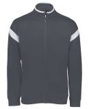 Holloway 229579 Limitless Full-Zip Jacket in Carbon/ white/ carbon