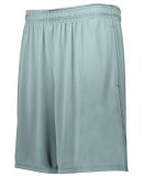 Holloway 229611 Youth Whisk 2.0 Shorts in Silver