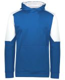 Holloway 222640 Youth Blue Chip Hooded Sweatshirt in Royal/ white