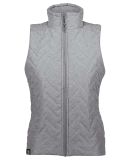 Holloway 229713 Women's Repreve® Eco Quilted Vest in Tundra haze print