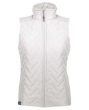 Holloway 229713 Women's Repreve® Eco Quilted Vest in White