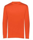 Holloway 222823 Youth Momentum Long Sleeve T-Shirt in Orange