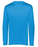 Holloway 222823 Youth Momentum Long Sleeve T-Shirt in Power blue