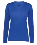 Holloway 222824 Women's Momentum Long Sleeve V-Nec in Royal