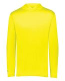 Holloway 222831 Youth Momentum Hooded Long Sleeve  in Safety yellow