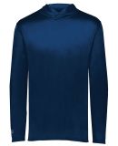 Holloway 222831 Youth Momentum Hooded Long Sleeve  in Navy