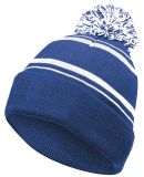 Holloway 223860 8 1/2" Homecoming Beanie in Royal/ white