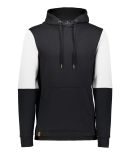Holloway 222581 All-American Team Fleece Colorbloc in Black/ white