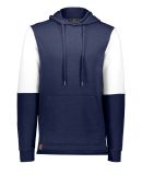 Holloway 222581 All-American Team Fleece Colorbloc in Navy heather/ white