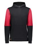 Holloway 222681 Youth All-American Team Fleece Col in Black/ scarlet heather