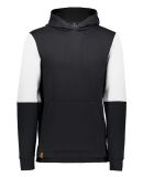 Holloway 222681 Youth All-American Team Fleece Col in Black/ white