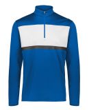 Holloway 222591 Prism Bold Quarter-Zip Pullover in Royal/ white