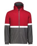Holloway 229587 Turnabout Reversible Hooded Jacket in Scarlet/ carbon