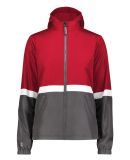 Holloway 229787 Women's Turnabout Reversible Hoode in Scarlet/ carbon