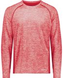 Holloway 222570 Electrify CoolCore® Long Sleeve T in Scarlet heather
