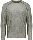 Holloway 222570 Electrify CoolCore® Long Sleeve T in Dark green heather