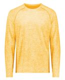 Holloway 222570 Electrify CoolCore® Long Sleeve T in Gold heather