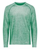 Holloway 222570 Electrify CoolCore® Long Sleeve T in Kelly heather