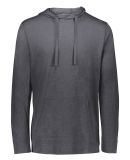 Holloway 222577 Repreve® Eco Hooded Sweatshirt in Carbon heather