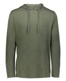 Holloway 222577 Repreve® Eco Hooded Sweatshirt in Olive heather