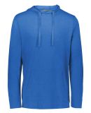Holloway 222577 Repreve® Eco Hooded Sweatshirt in Royal heather