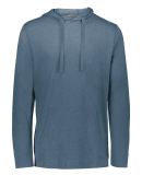 Holloway 222577 Repreve® Eco Hooded Sweatshirt in Storm heather