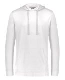 Holloway 222577 Repreve® Eco Hooded Sweatshirt in White
