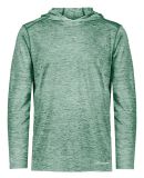 Holloway 222589 Electrify CoolCore® Hooded Pullov in Dark green heather