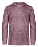 Holloway 222589 Electrify CoolCore® Hooded Pullov in Maroon heather