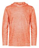 Holloway 222589 Electrify CoolCore® Hooded Pullov in Orange heather